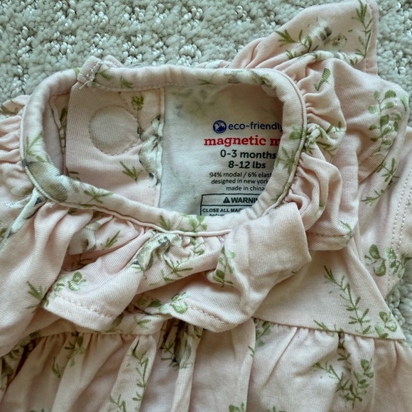Magnetic Me Pink Floral Kids Dress - Picture 2 of 2